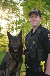 Image of K9 Vello and Deputy Thobe